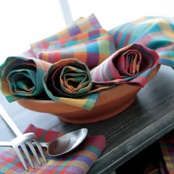 Serviette de table carreaux Madras - Lots