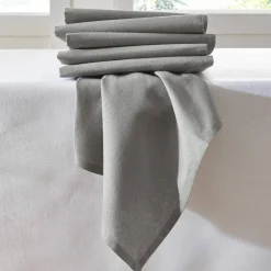 Serviette de table unie - lot de 6