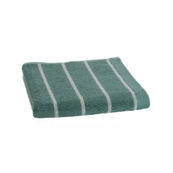 Serviette éponge coton rayée 500 g/m²