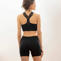 Short en maille stretch sans coutures
