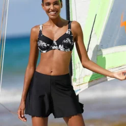 Short-jupette de bain boxer intégré Solaro