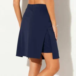 Short-jupette en maille