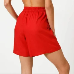 Short large fluide uni, viscose