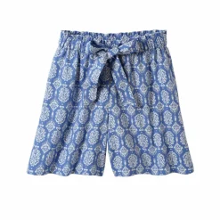 Short noué viscose fluide, imprimé