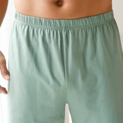 Short pyjama coton uni