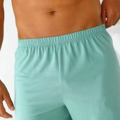 Short pyjama coton uni