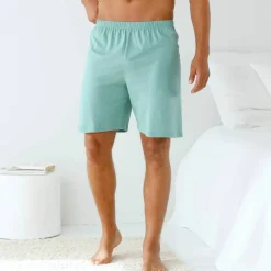 Short pyjama coton uni