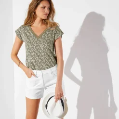 Short à revers, stretch