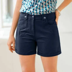 Short à revers, stretch