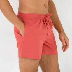 Short toile ceinture élastiquée