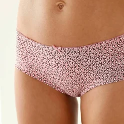 Shorty coton stretch imprimé 