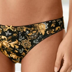Slip coton imprimé "graphique" - lot de 4