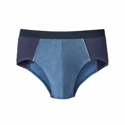 Slip fermé bicolore, taille haute - lot de 4