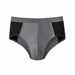 Slip fermé bicolore, taille haute - lot de 4
