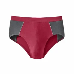 Slip fermé bicolore, taille haute - lot de 4
