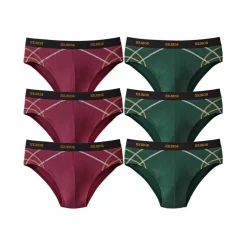 Slip fermé élastiqué surpiqué taille confort - lot de 6
