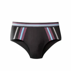 Slip fermé taille haute bandes contrastées - lot de 6