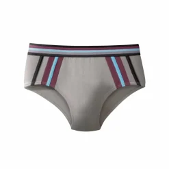 Slip fermé taille haute bandes contrastées - lot de 6