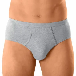 Slip ouvert taille haute uni - lot de 6