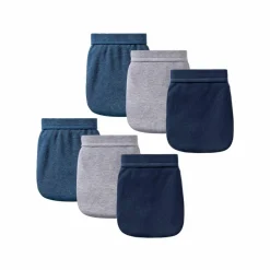 Slip ouvert taille haute uni - lot de 6