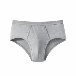 Slip ouvert taille haute uni - lot de 6