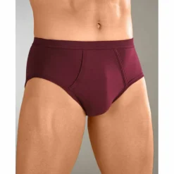 Slip ouvert taille haute uni - lot de 6