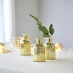 Soliflores en verre - lot de 3