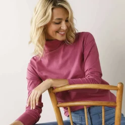 Sous-pull col roulé coton stretch uni