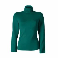 Sous-pull uni col roulé stretch