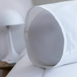 Sous-taie de traversin coton - lot de 2