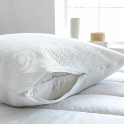 Sous-taie protège-oreiller matelassée qualité hôtellerie