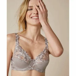 Soutien-gorge brodé microfibre avec armatures Sienne - lot de 2