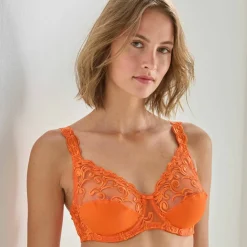 Soutien-gorge brodé microfibre avec armatures Sienne - lot de 2