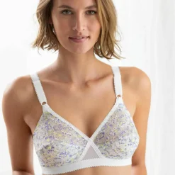 Soutien-gorge Coeur Croisé Classique imprimé fleuri - sans armatures