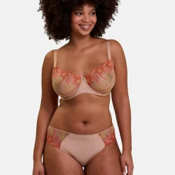 Soutien-gorge corbeille broderie florale et microfibre Georgia - avec armatures