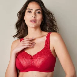 Soutien-gorge coton dentelle sans armatures - lot de 2