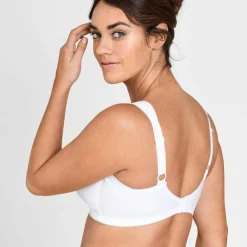 Soutien-gorge coton et dentelle - sans armatures