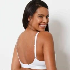 Soutien-gorge coton forme croisée - sans armatures
