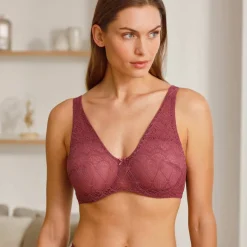 Soutien-gorge dentelle stretch forme corbeille Orellana - avec armatures cachées