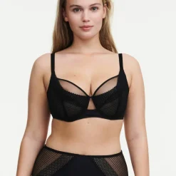 Soutien-gorge enveloppant en maille et dentelle "Play"- avec armatures