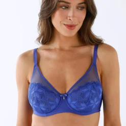 Soutien-gorge forme emboîtante dentelle et tulle Salomé – avec armatures