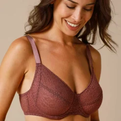 Soutien-gorge forme emboîtante en dentelle assortie - lot de 3