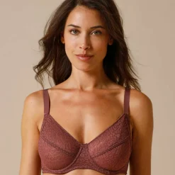 Soutien-gorge forme emboîtante en dentelle assortie - lot de 3