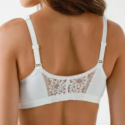 Soutien-gorge forme emboîtante ouvert devant «Elégante» - avec armatures