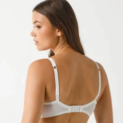 Soutien-gorge forme emboîtante tulle brodé Narcisse -avec armatures