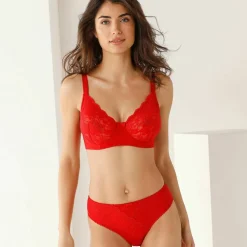 Soutien-gorge forme minimiseur en dentelle et tulle stretch Guspini - avec armatures