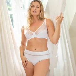 Soutien-gorge forme minimiseur en microfibre et tulle Paia, avec armatures