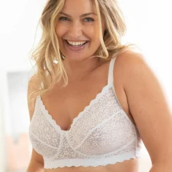 Soutien-gorge forme minimiseur sans armatures tout en dentelle - lot de 2
