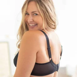 Soutien-gorge forme minimiseur tulle brodé et maille - avec armatures