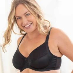 Soutien-gorge forme minimiseur tulle brodé et maille - avec armatures